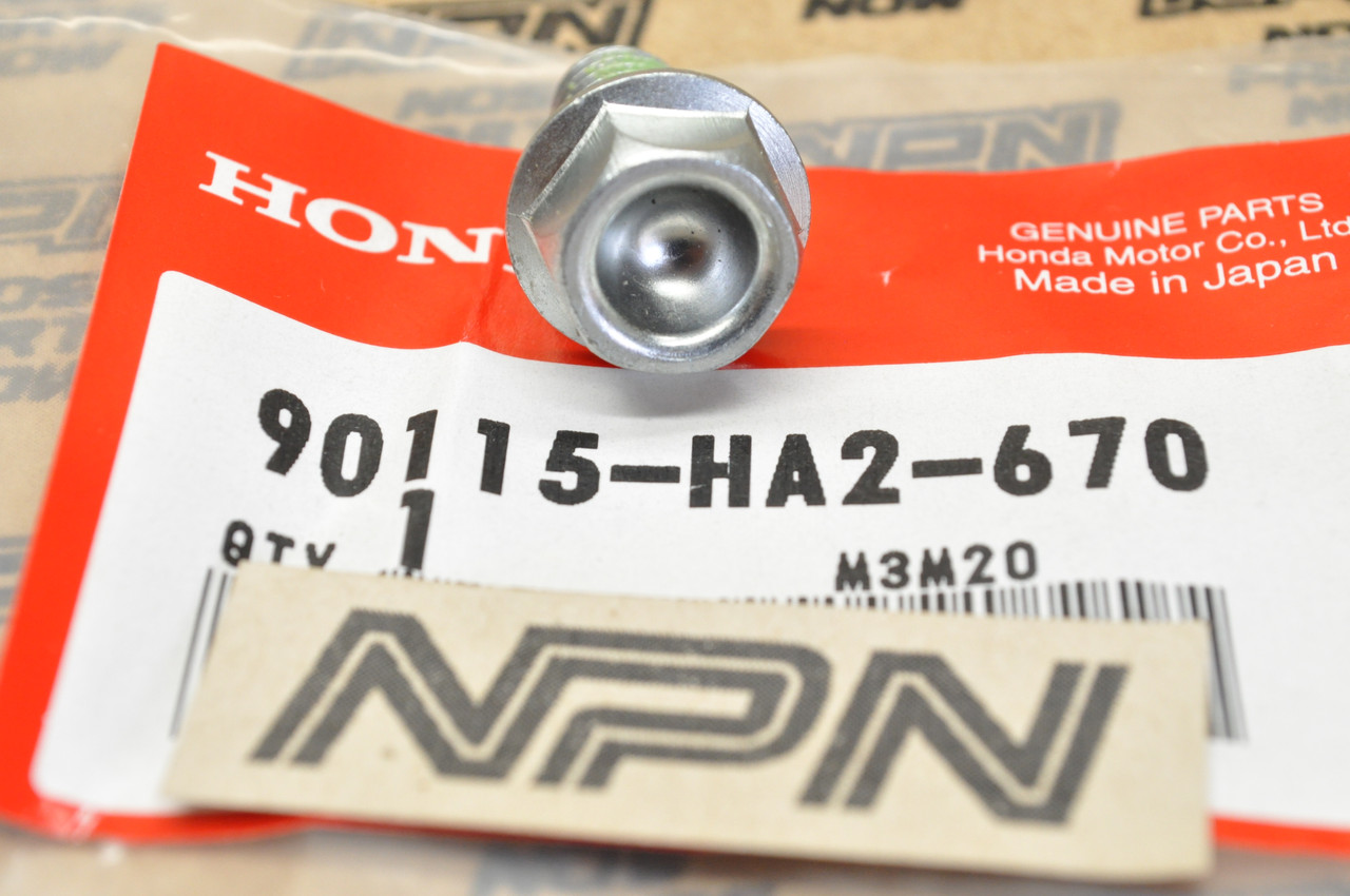 NOS Honda ATC200 X ATC250 R TRX250 R TRX400 EX Flange Bolt 8x16 90115-HA2-670