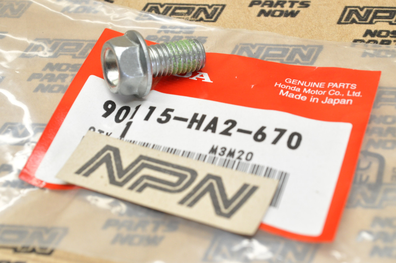 NOS Honda ATC200 X ATC250 R TRX250 R TRX400 EX Flange Bolt 8x16 90115-HA2-670