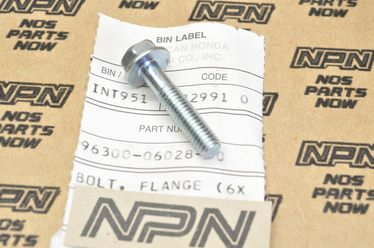 NOS Honda TLR200 TRX200 TRX250 XR100 XR250 XR400 XR600 XR80 Bolt 96300-06028-00