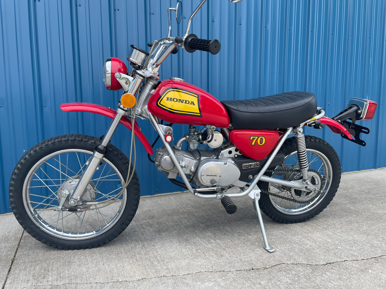 1973 Honda SL70 K1 Always Adult Owned 1,042 Miles Original
