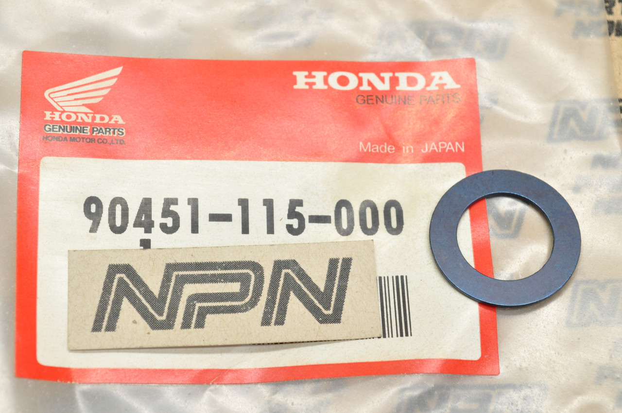 NOS Honda ATC125 ATC200 CB650 CB700 CR250 CR480 TRX125 XR75 Washer 90451-115-000