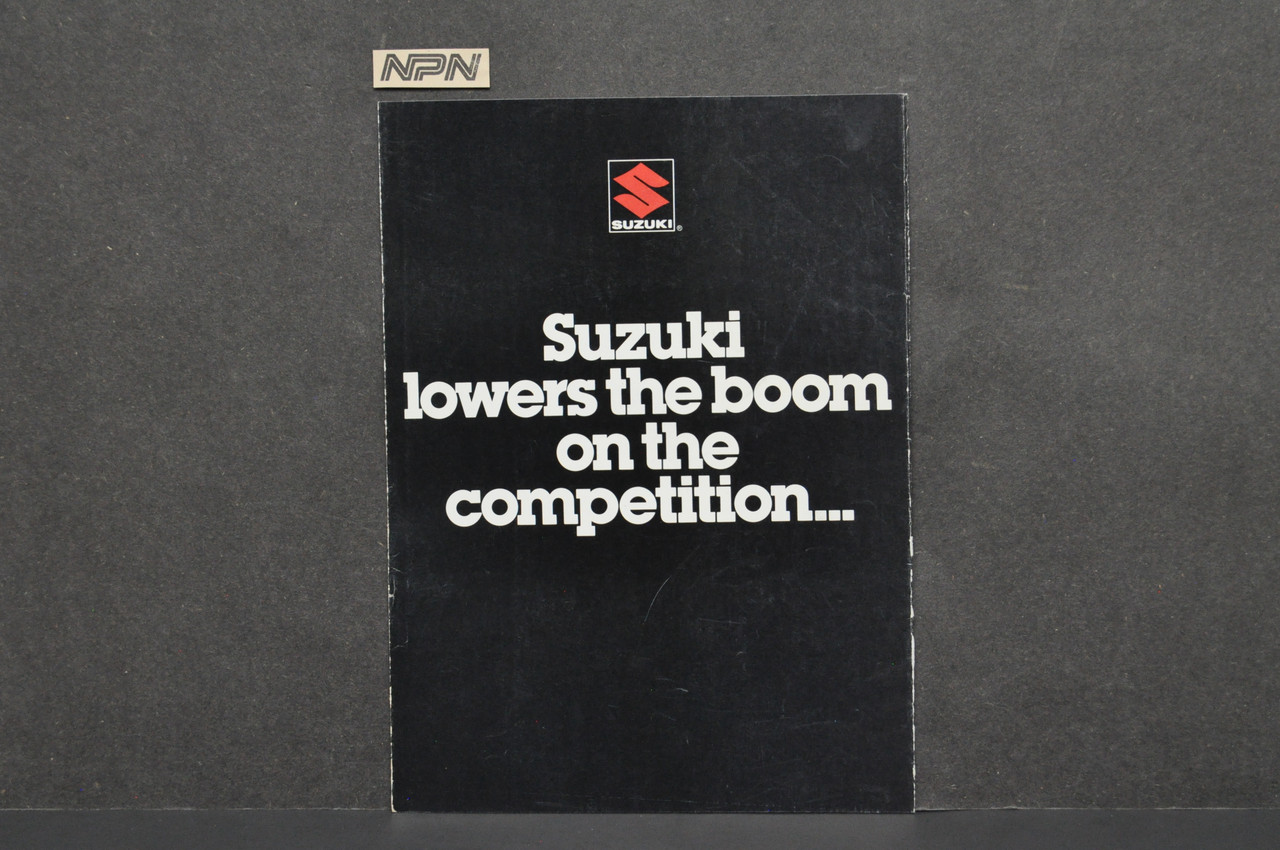 Vintage 1979 Suzuki GS550 L GS750 L GS1000 L Low Slingers Motorcycle Brochure