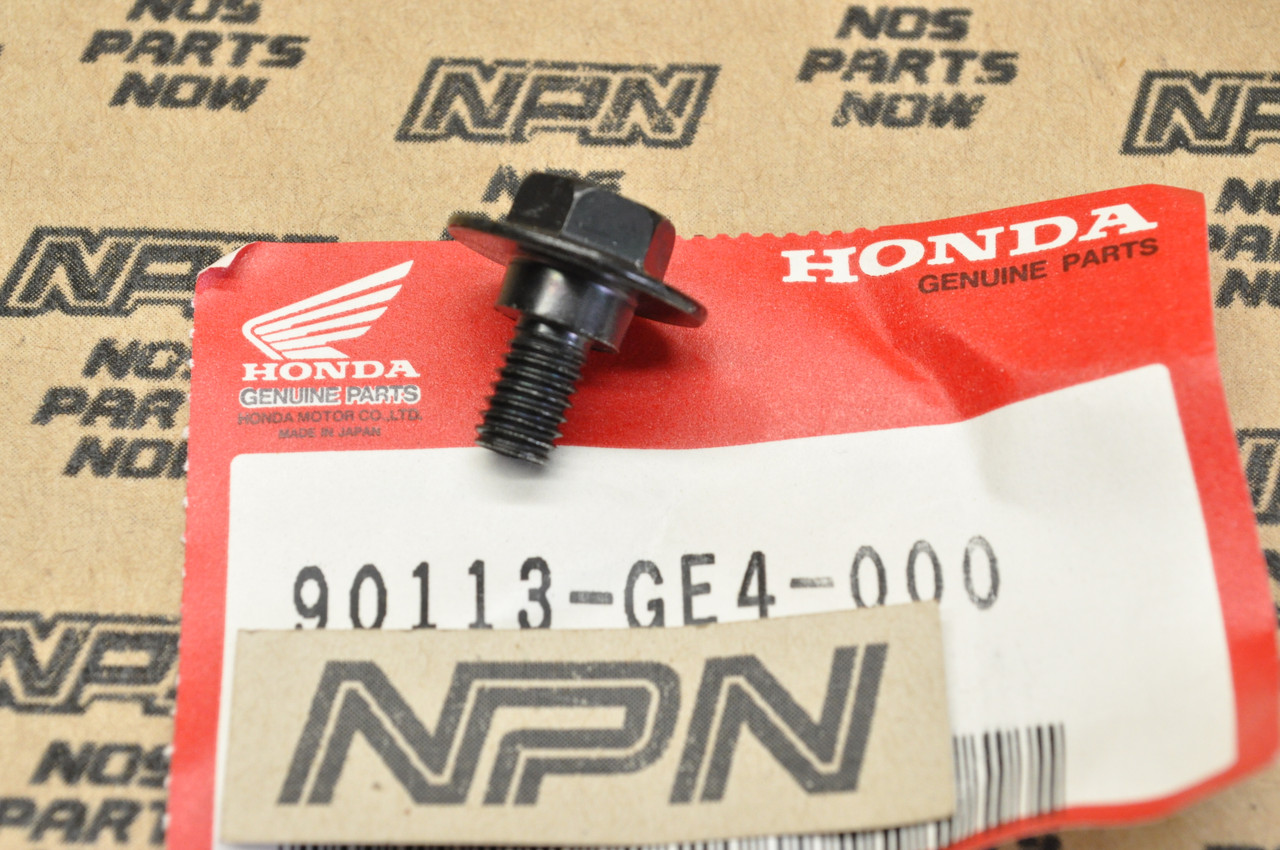 NOS Honda GL1500 Gold Wing PC800 TRX70 Flange Bolt 90113-GE4-000
