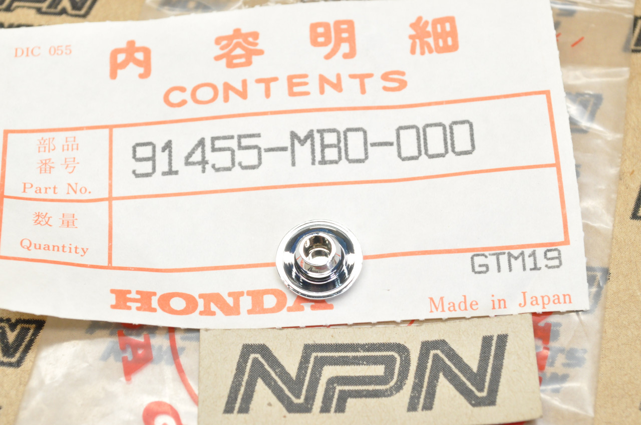 NOS Honda CB550 CMX450 GL1100 GL1200 VF1100 VF750 VT500 Bolt Cap 91455-MB0-000
