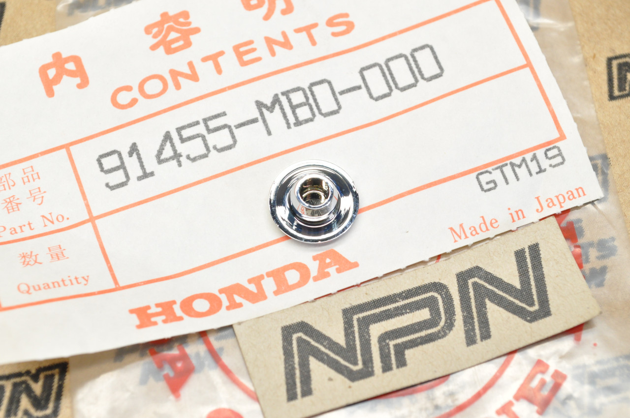 NOS Honda CB550 CMX450 GL1100 GL1200 VF1100 VF750 VT500 Bolt Cap 91455-MB0-000
