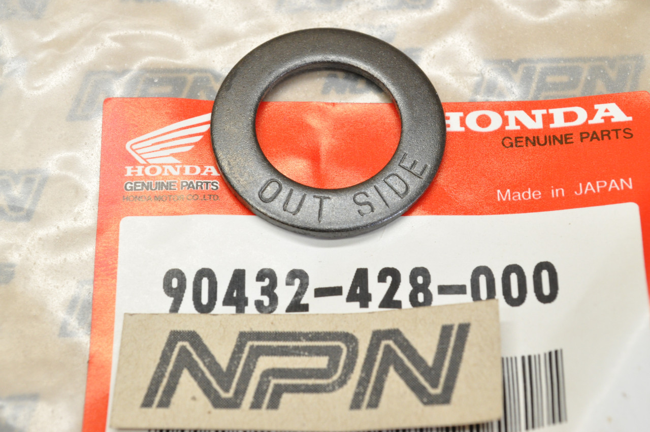 NOS Honda NX650 TRX400 VT500 VT750 XL250 XL500 XR400 XR600 Washer 90432-428-000