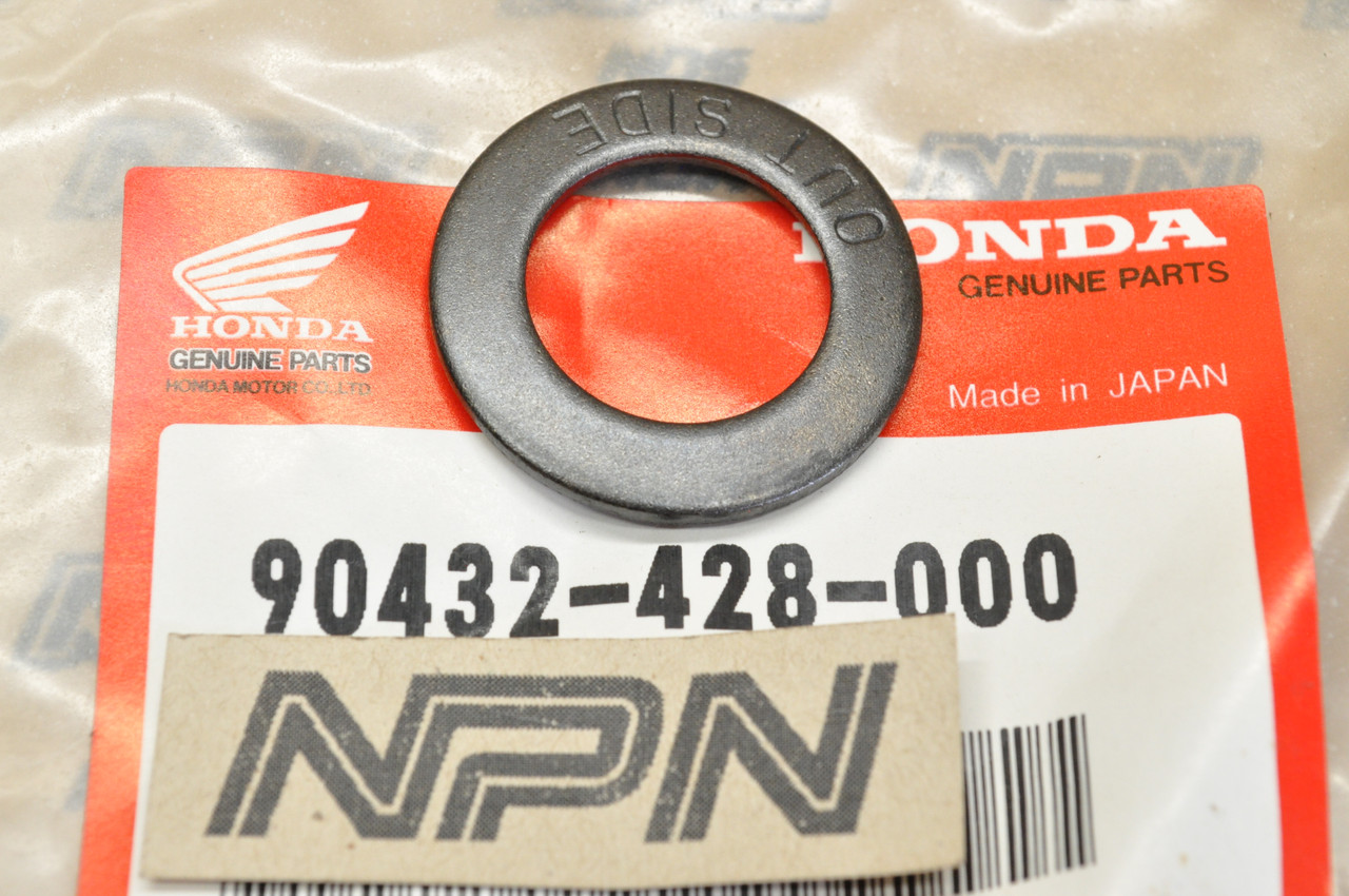 NOS Honda NX650 TRX400 VT500 VT750 XL250 XL500 XR400 XR600 Washer 90432-428-000