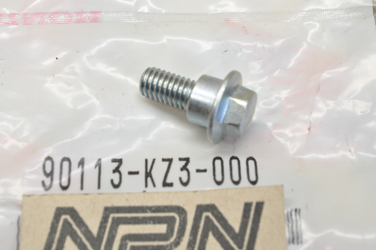 NOS Honda CR125 CR250 CR500 CR80 TRX300 XR250 XR400 Flange Bolt 90113-KZ3-000