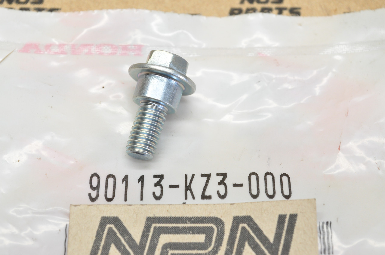 NOS Honda CR125 CR250 CR500 CR80 TRX300 XR250 XR400 Flange Bolt 90113-KZ3-000