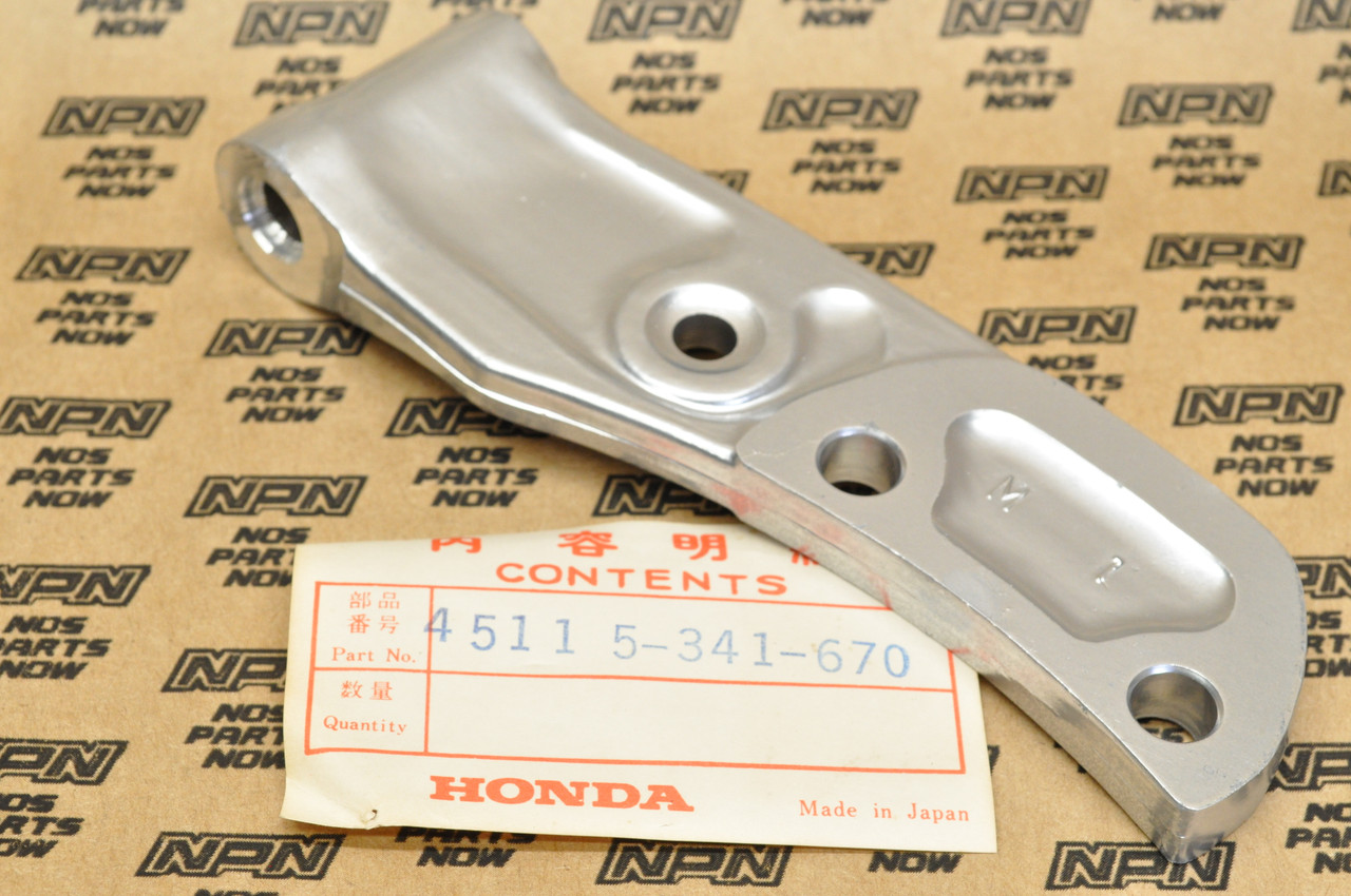 NOS Honda CB750 K2-1976 Front Brake Caliper Holder Bracket Arm 45115-341-670