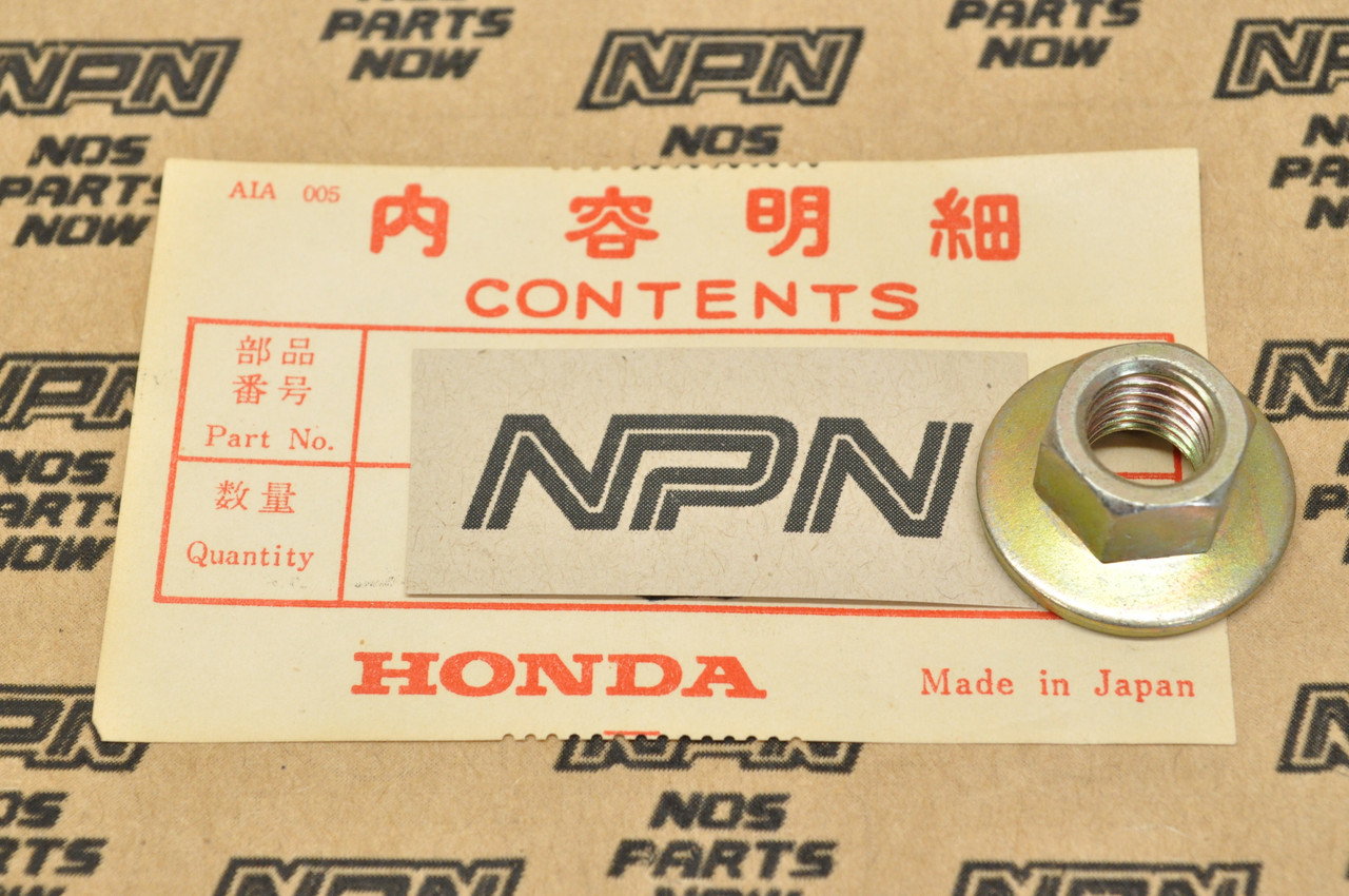 NOS Honda 1977 CB550 F 1977-78 CB550K Foot Rest Peg Nut Washer 94071-10080