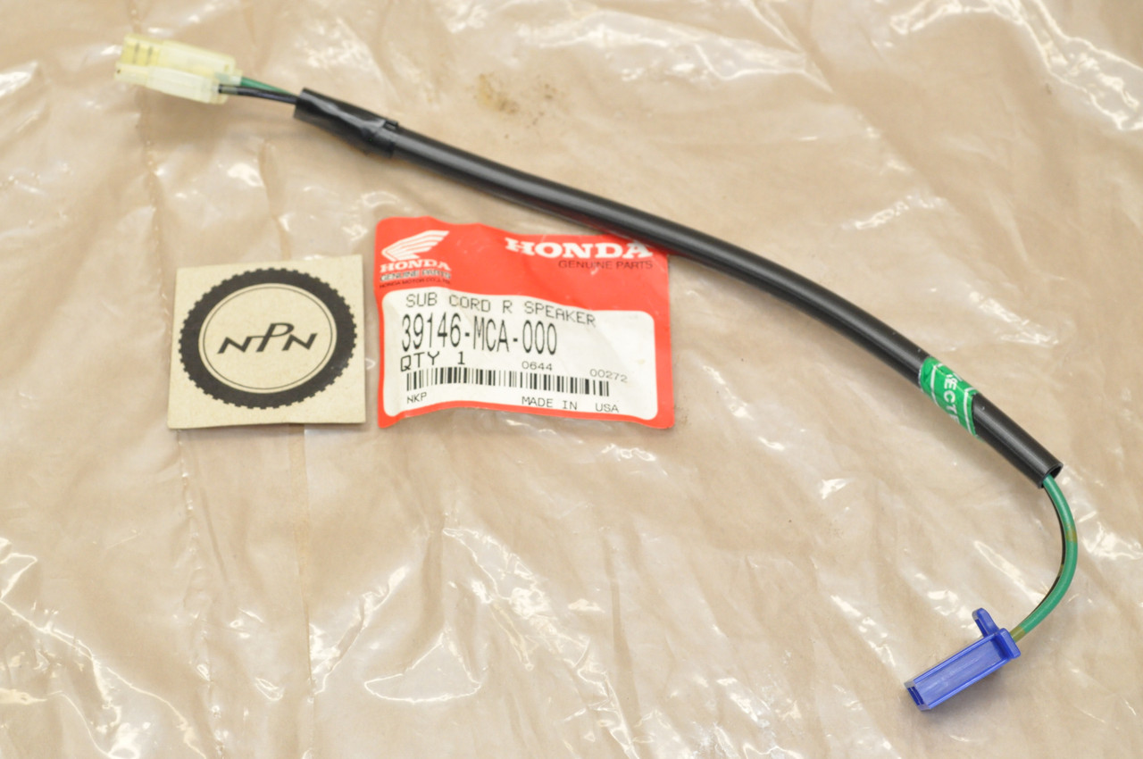 NEW OEM Honda 2001-02 GL1800 Gold Wing Speaker Sub Wire 39146-MCA-000