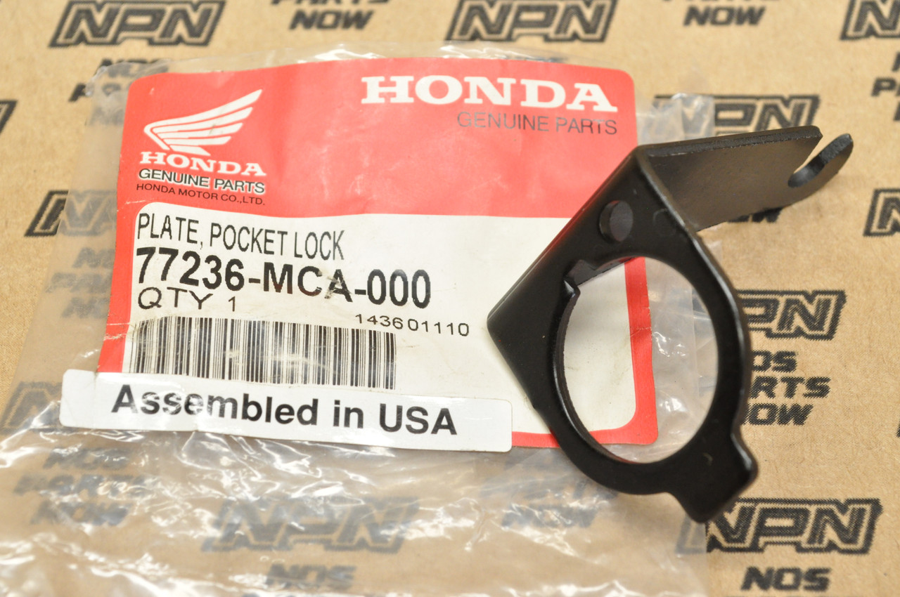 NEW OEM Honda GL1800 Gold Wing Shelter Panel Lock Mount Plate 77236-MCA-000