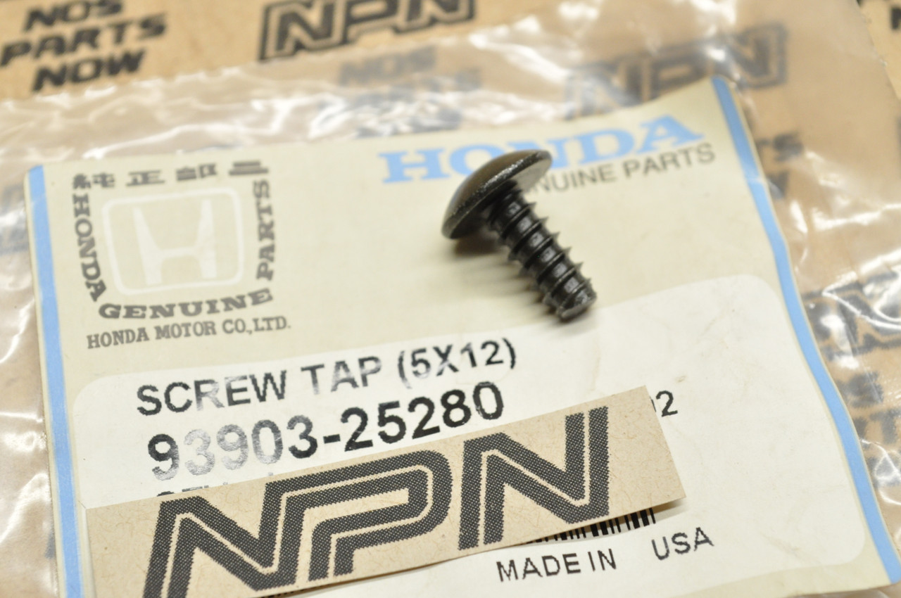 NOS Honda CB750 CBR600 CH250 CH80 GL1200 GL1500 GL1800 Tap Screw 93903-25280