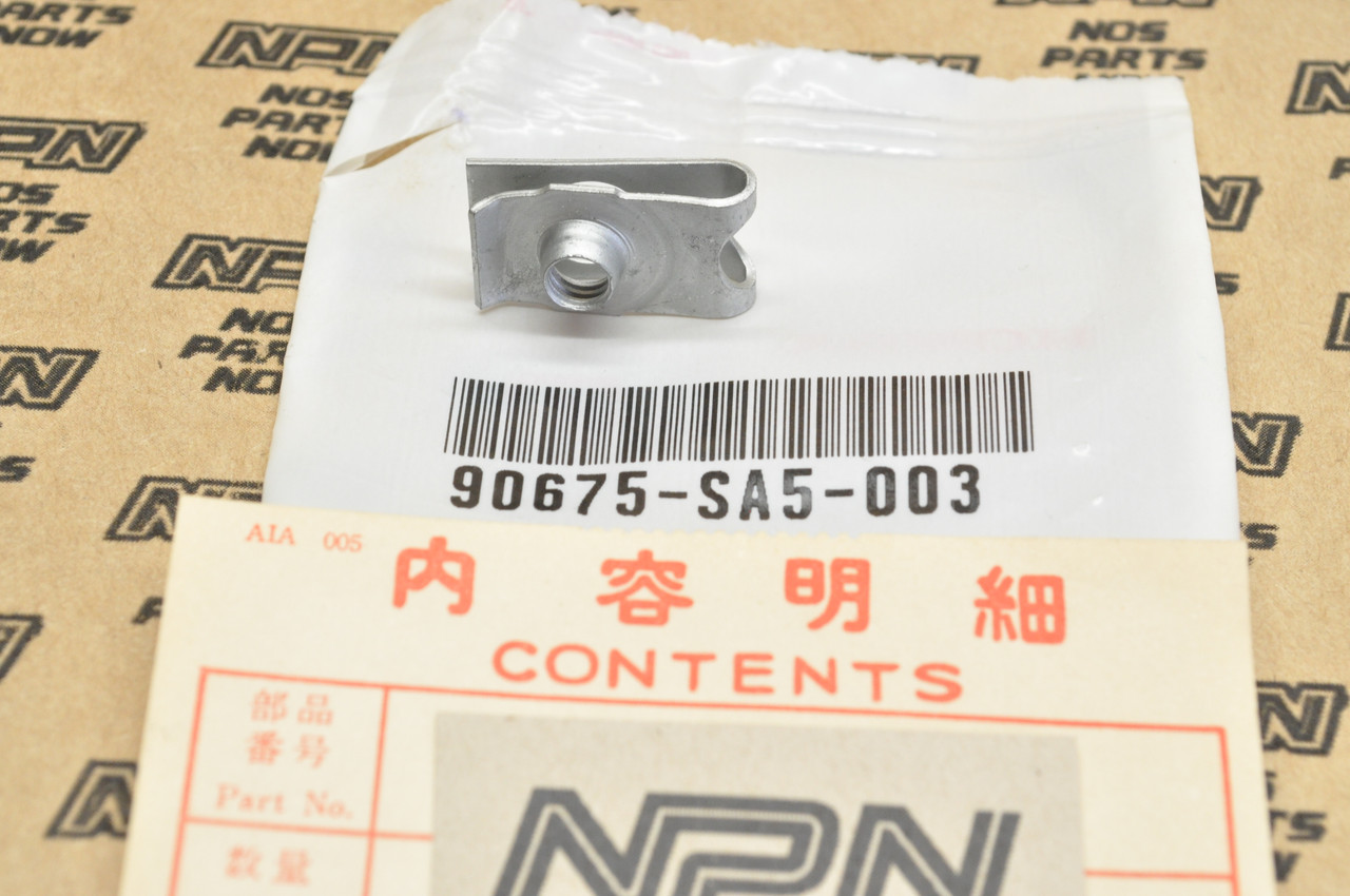 NOS Honda CR80 R CR80RB CR85 R MUV700 TRX680 TRX700 Clip Nut 90675-SA5-003