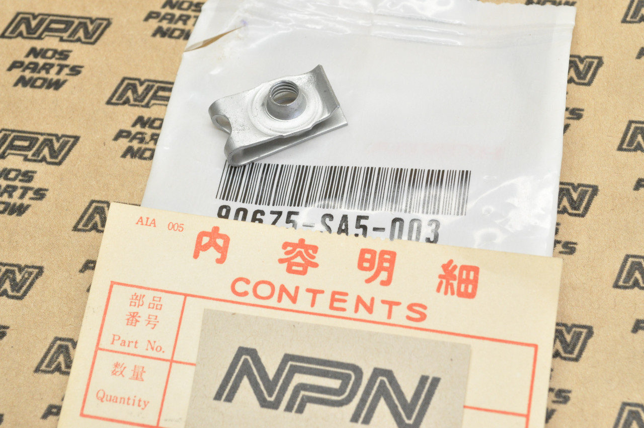 NOS Honda CR80 R CR80RB CR85 R MUV700 TRX680 TRX700 Clip Nut 90675-SA5-003