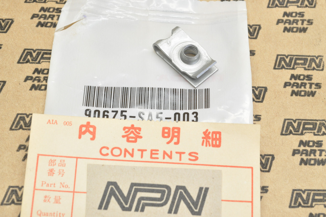 NOS Honda CR80 R CR80RB CR85 R MUV700 TRX680 TRX700 Clip Nut 90675-SA5-003