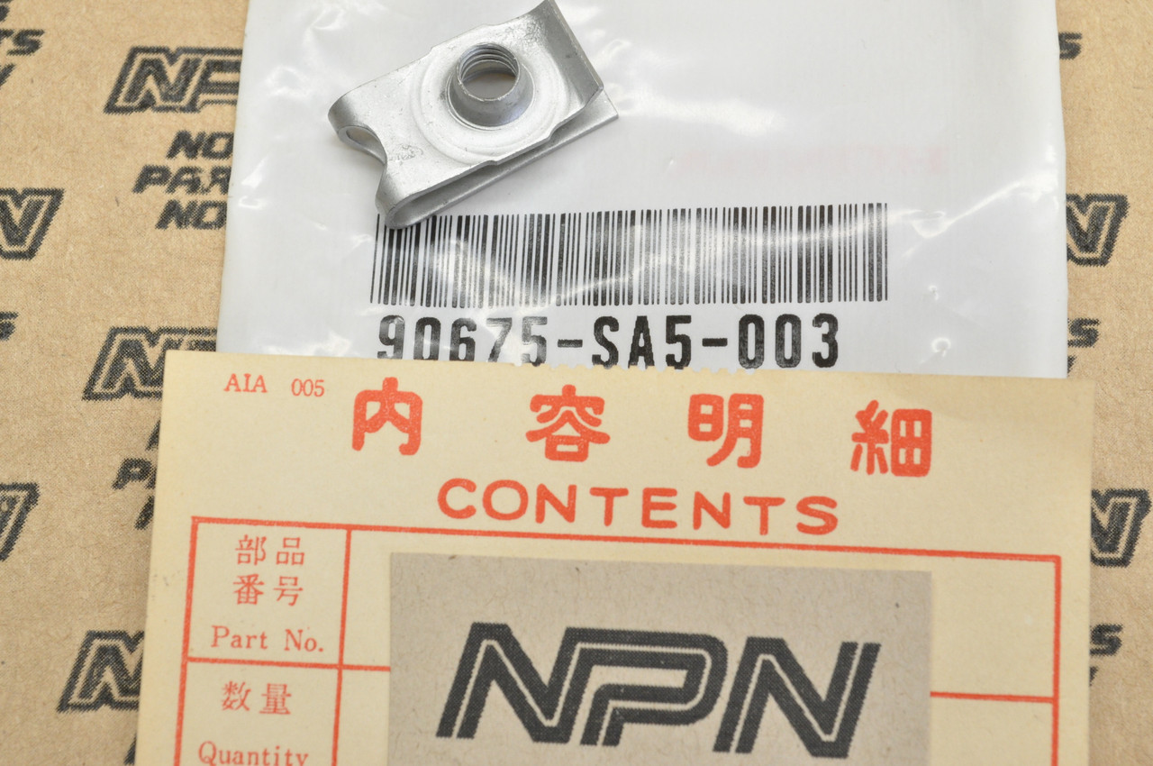 NOS Honda CR80 R CR80RB CR85 R MUV700 TRX680 TRX700 Clip Nut 90675-SA5-003