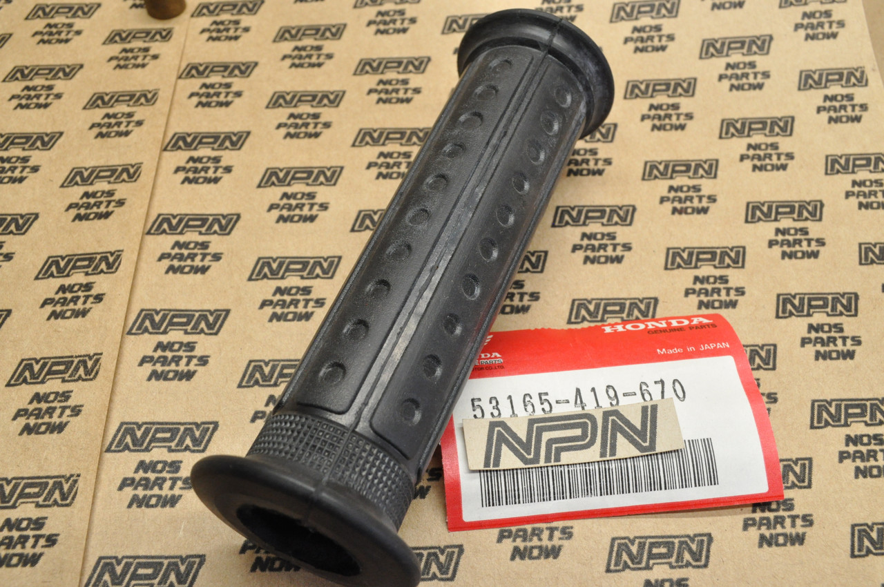 NOS Honda CM185 CM200 CM250 CM400 CM450 CX500 Right Handlebar Grip 53165-419-670