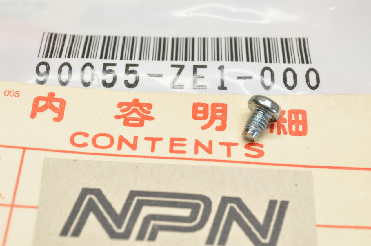 NOS Honda EB3000 EU3000 GX340 GX390 HRR216 WB20 WT30 Screw 90055-ZE1-000