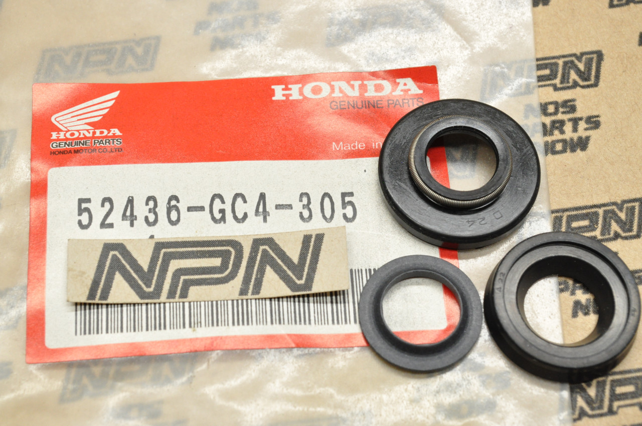 NOS Honda 1986-95 CR80 R Rear Shock Absorber Oil Seal Set 52436-GC4-305