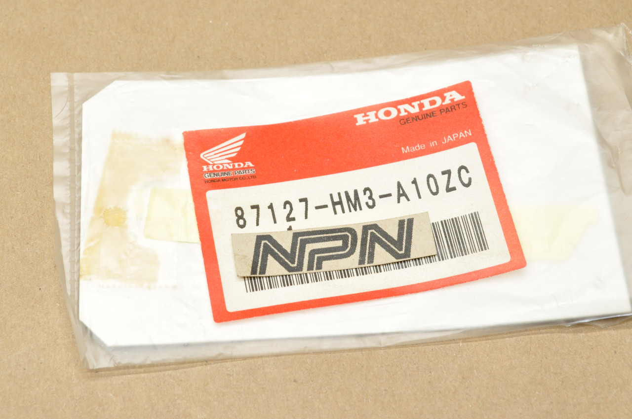 NEW OEM Honda TRX300 EX TRX400 EX TRX90 Red Logo Emblem Decal 87127-HM3-A10 ZC