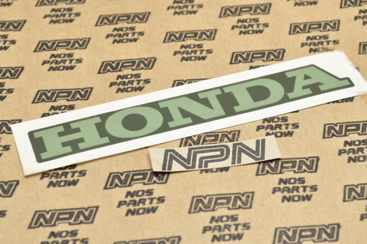 NOS Honda 1997-99 TRX250 Recon Rear Fender Logo Emblem Decal 87126-HM8-000 ZB