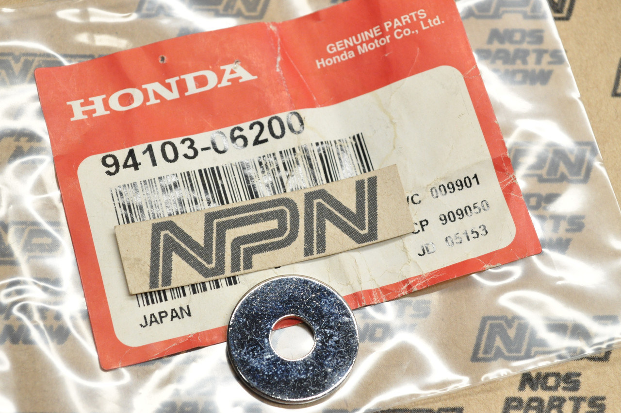 NOS Honda CBX CT110 NB50 NH125 NH80 NQ50 TG50 VT1100 Washer 94103-06200