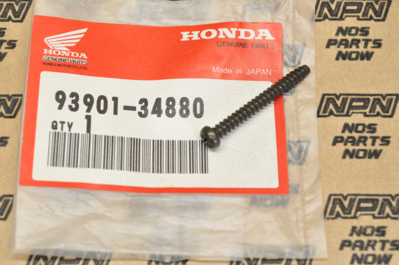 NOS Honda CB900 F CMX250 VT1100 VT600 C VT600CD Shadow Screw 4x35 93901-34880