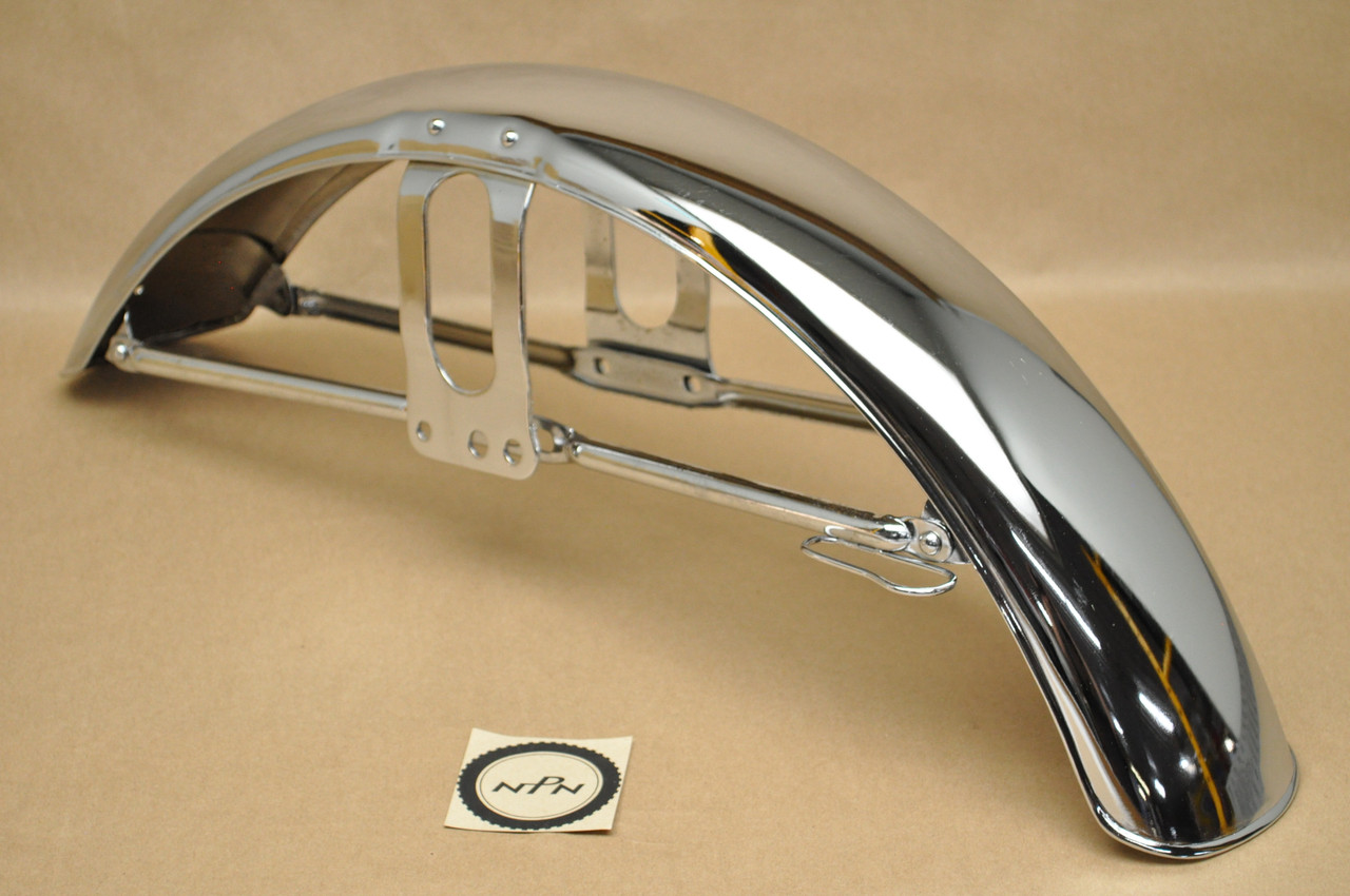 NOS Honda CB350 K0 Chrome Front Fender Mud Splash Guard 61100-286-671 XW