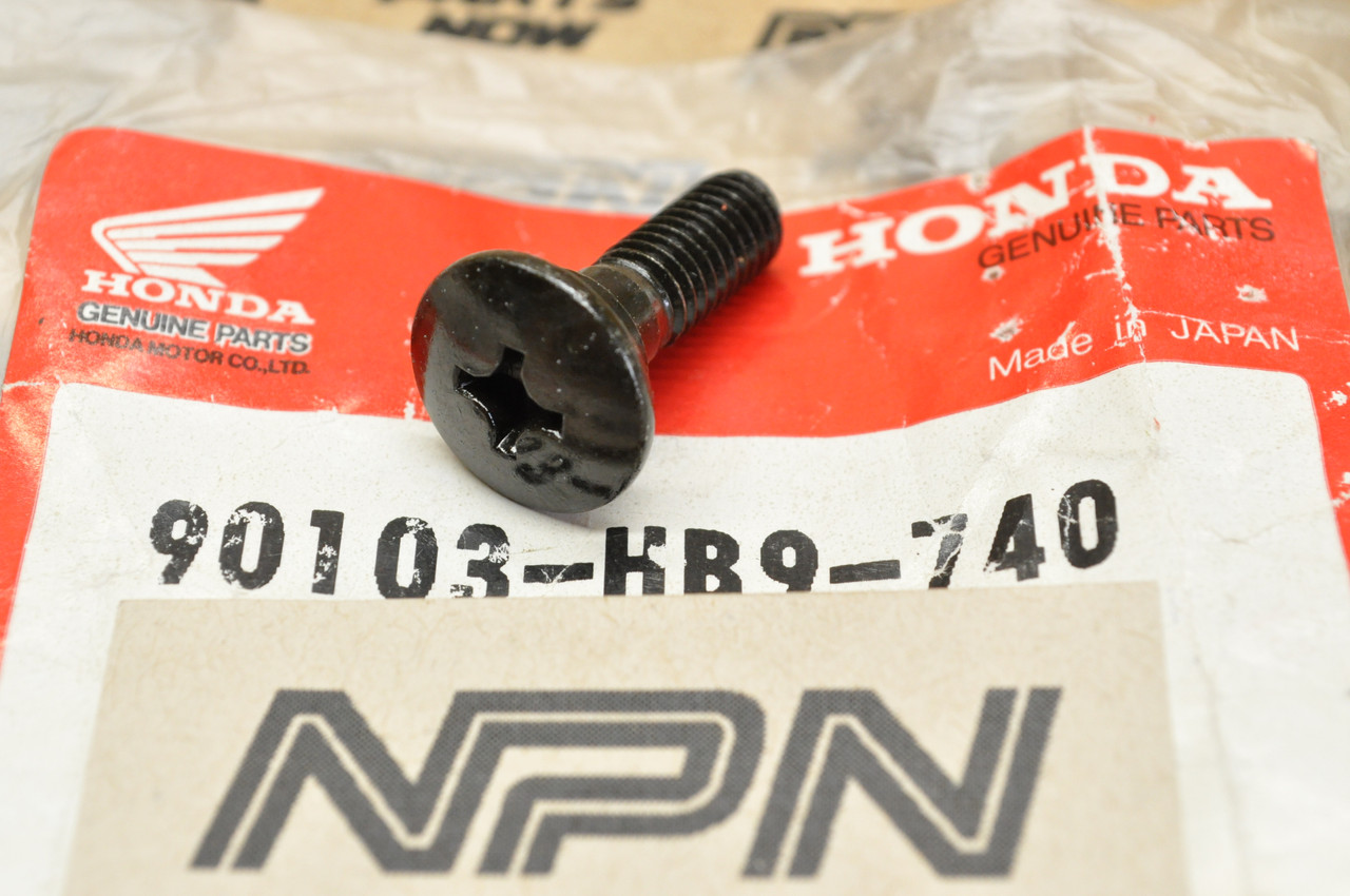 NOS Honda TRX250 TRX300 TRX400 Step Splash Guard Screw 90103-HB9-740