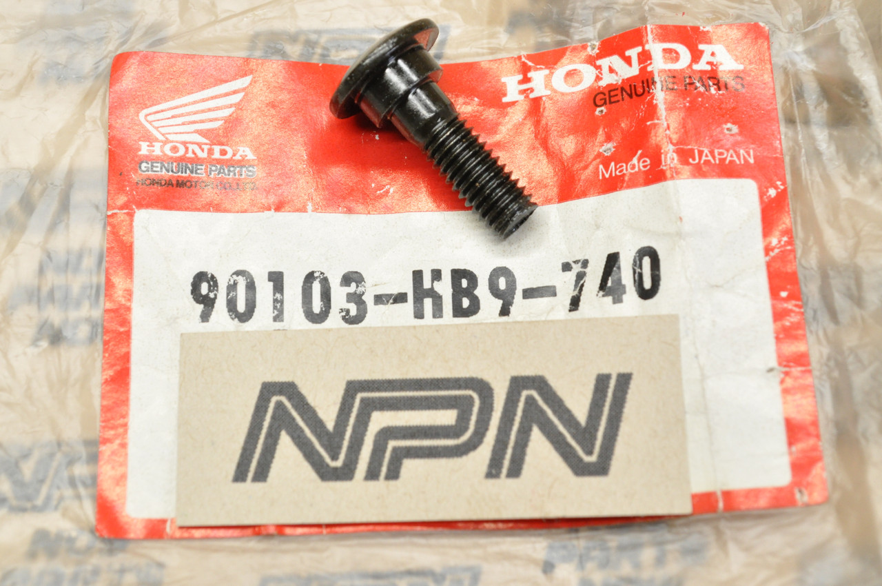 NOS Honda TRX250 TRX300 TRX400 Step Splash Guard Screw 90103-HB9-740