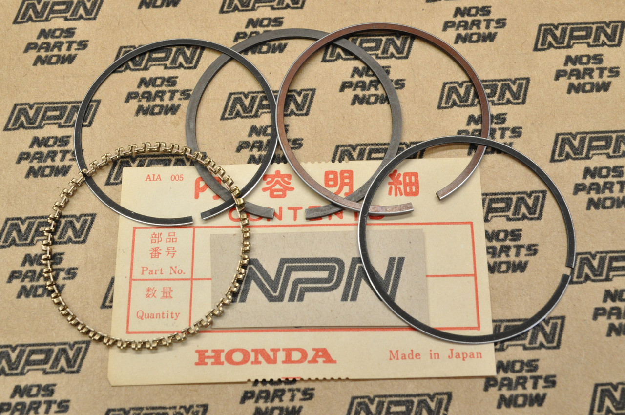 NOS Honda XL80S XR80 XR80R 1.00 Oversize Piston Ring Set 13051-176-005