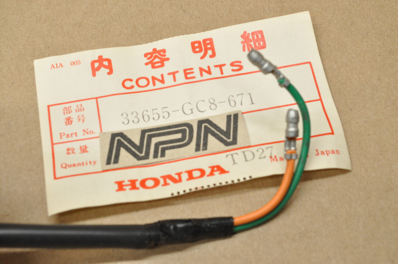 NOS Honda 1984 NH125 1983-84 NH80 Aero Left Rear Turn Signal Base 33655-GC8-671