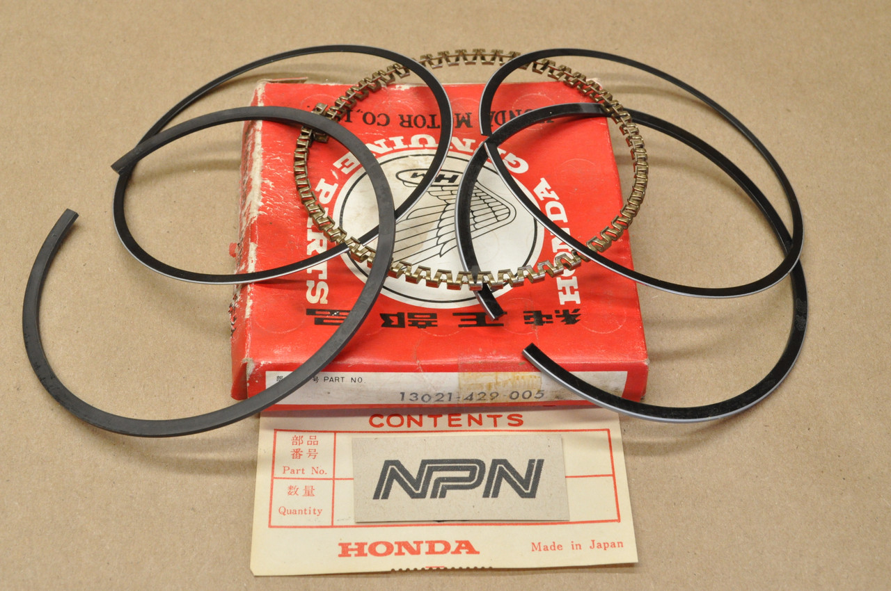 NOS Honda FT500 XL500 XR500R XR500 .25 Oversize Piston Ring Set 13021-429-005