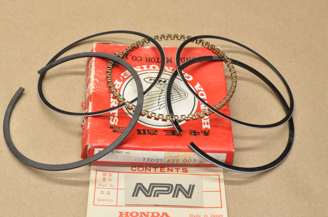 NOS Honda FT500 XL500 XR500R XR500 .25 Oversize Piston Ring Set 13021-429-005