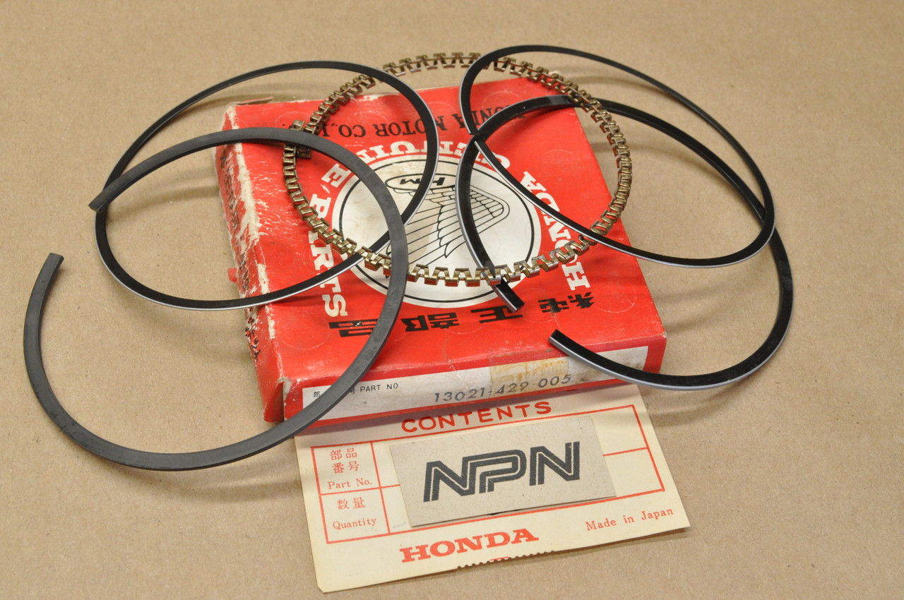 NOS Honda FT500 XL500 XR500R XR500 .25 Oversize Piston Ring Set 13021-429-005