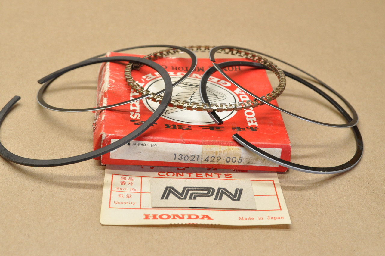 NOS Honda FT500 XL500 XR500R XR500 .25 Oversize Piston Ring Set 13021-429-005