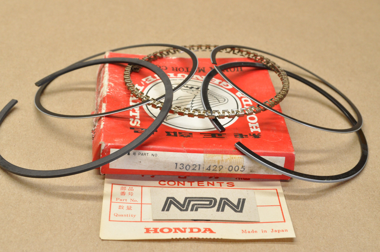 NOS Honda FT500 XL500 XR500R XR500 .25 Oversize Piston Ring Set 13021-429-005