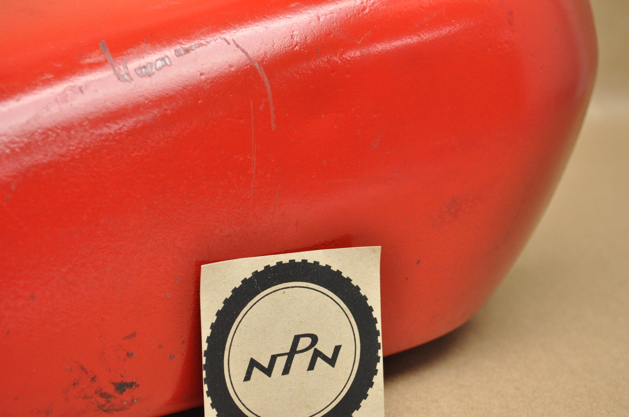 Vintage Used OEM Honda 1976 XR75 Tahitian Red Fuel Gas Tank 17500-116-710 EC