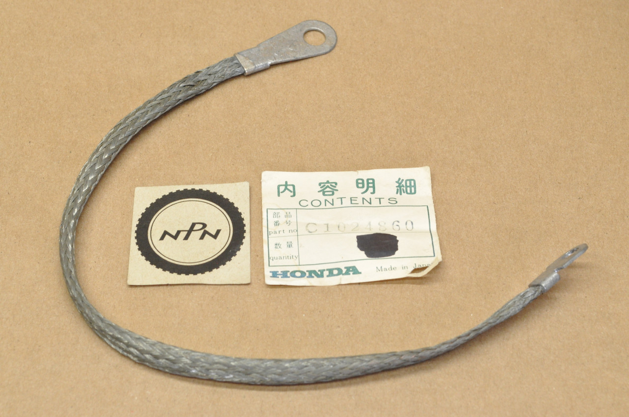 NOS Honda C70 K1 C70M C102 CA102 Battery Ground Cable Wire 32601-003-000