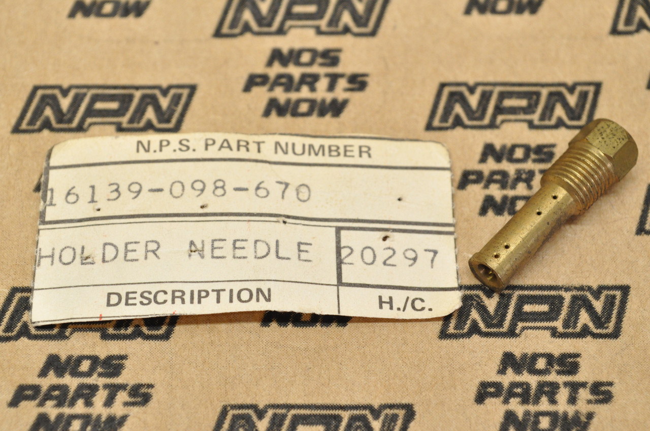 NOS Honda CT70 K0 Carburetor Needle Jet Holder 16139-098-670
