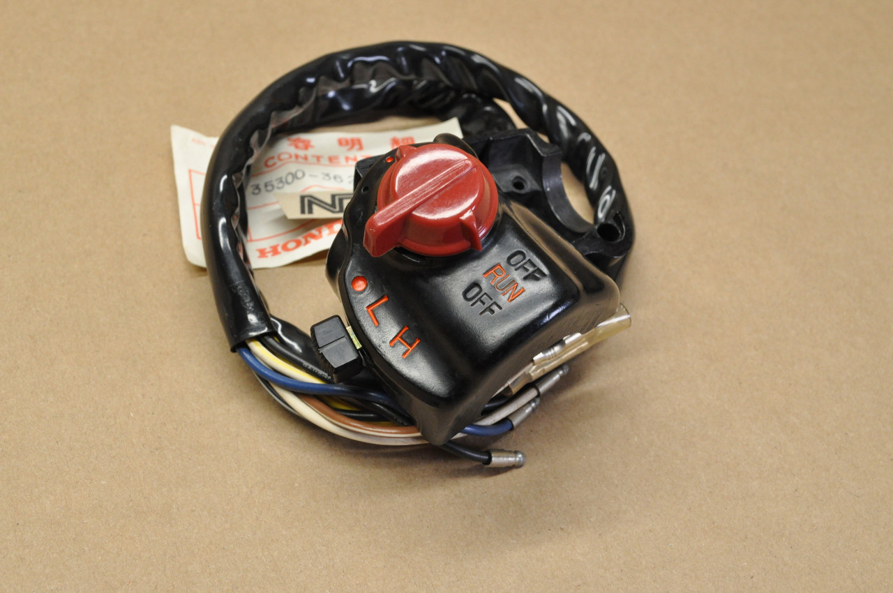 NOS Honda XL175 K0-K1 Kill Run Off Light Lo Hi Dimmer Switch 35300-362-670