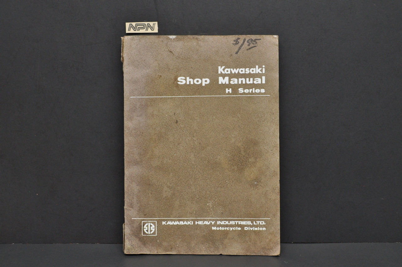 Vintage 1971 Kawasaki H1 H2 500 H Series Shop Service Manual OEM Motorcycle