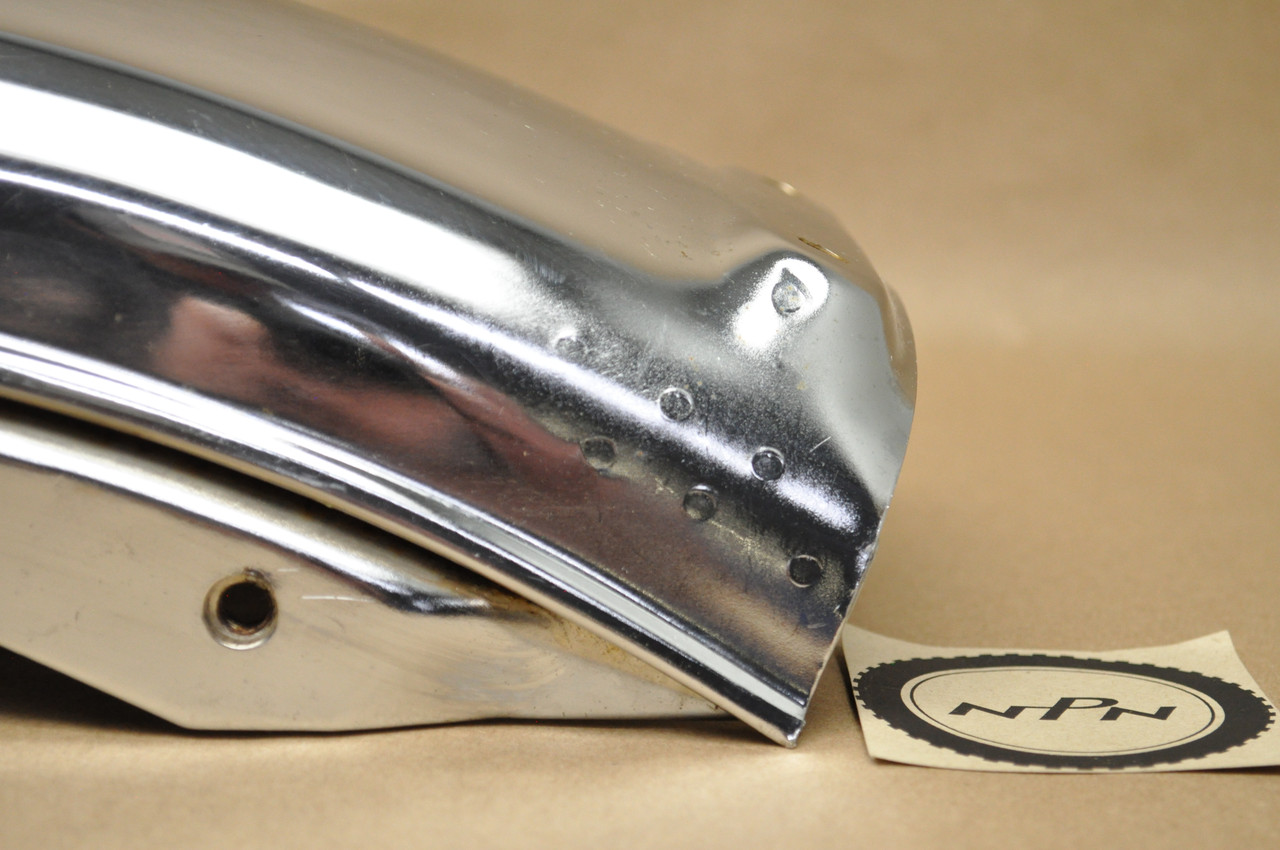 Vtg OEM Honda CB500 CB550 CB550F Chrome Rear Fender 80100-323-670 XW