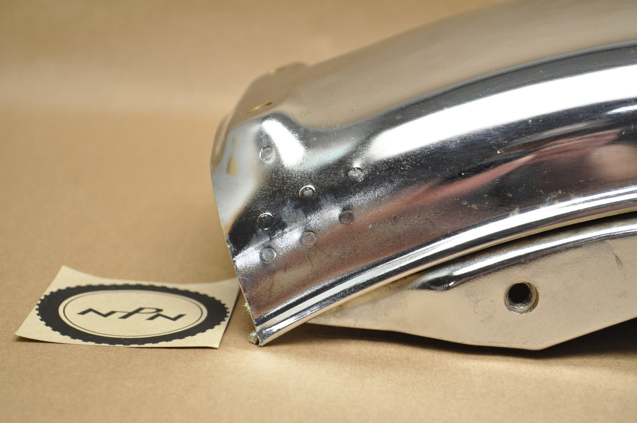 Vtg OEM Honda CB500 CB550 CB550F Chrome Rear Fender 80100-323-670 XW