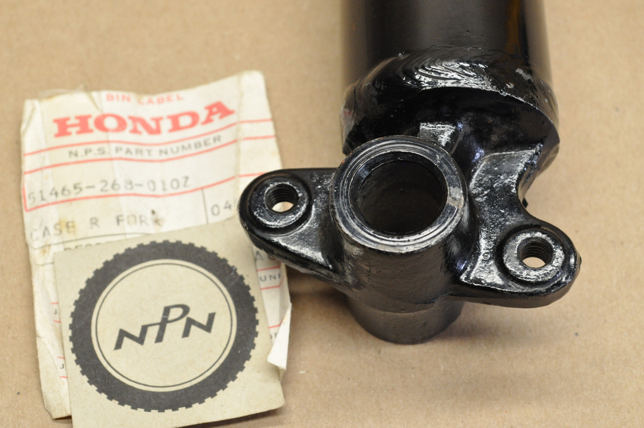NOS Honda CB72 CB77 Black Right Front Fork Lower Tube Case 51465-268-010 Z