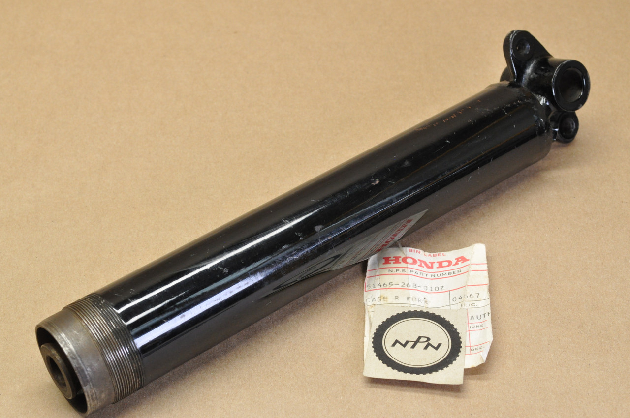 NOS Honda CB72 CB77 Black Right Front Fork Lower Tube Case 51465-268-010 Z
