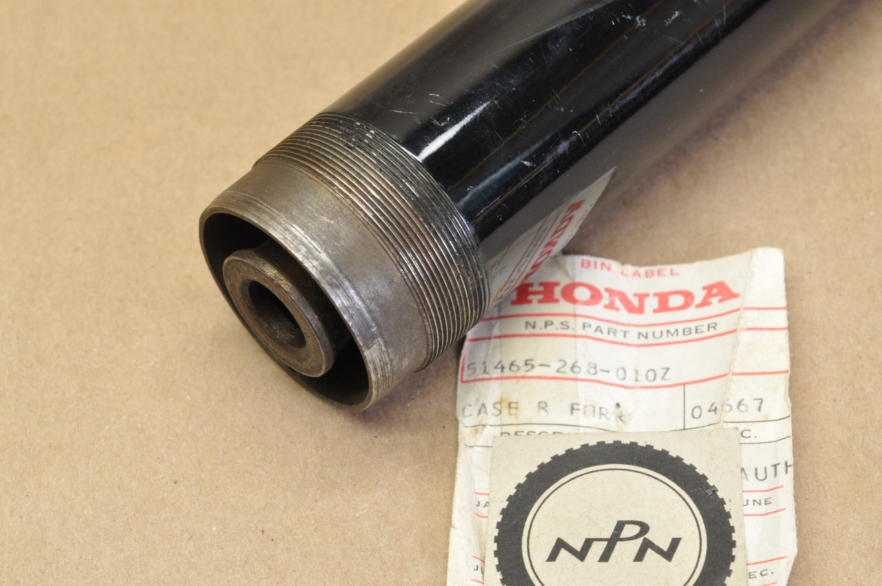 NOS Honda CB72 CB77 Black Right Front Fork Lower Tube Case 51465-268-010 Z
