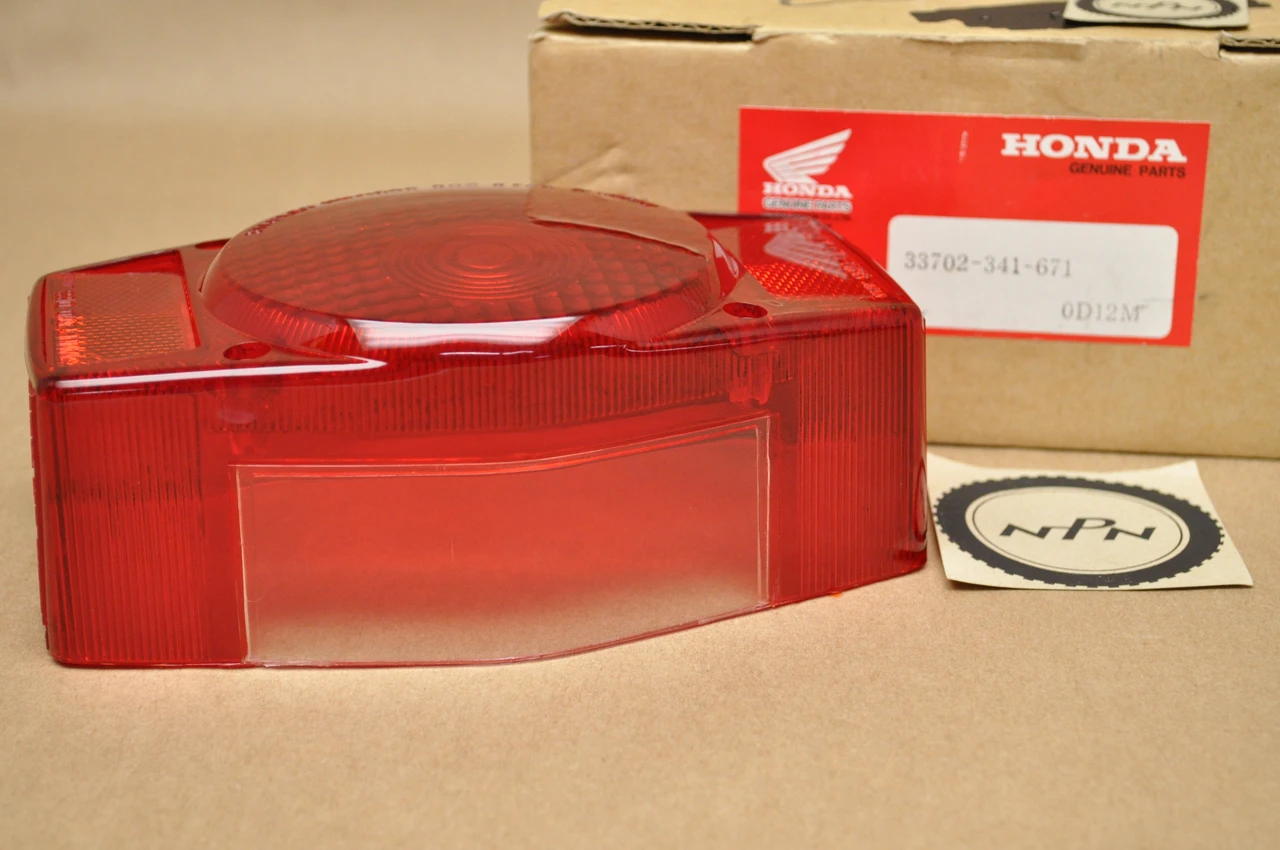 NOS Honda CT70 GL1000 CB350 CB450 CB750 CL450 CL70 Tail Light Lens 33702-341-671